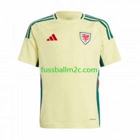 Fußballtrikots Wales Auswärts Trikotsatz 2024